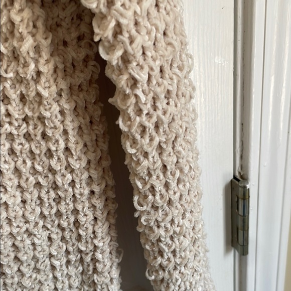 Simply Southern Cream Chunky Knit Crew Neck Sweater - Picture 3 of 5